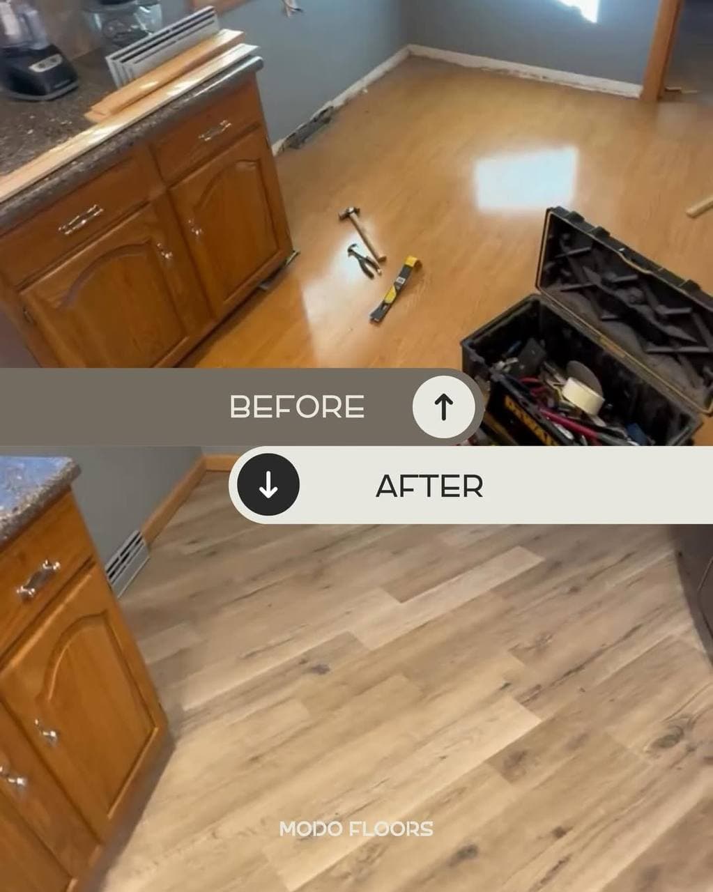 Hardwood flooring project